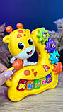 Піаніно 67902 (60/2) "WToys", ОЗВУЧУВАННЯ УКРАЇНСЬКОЮ МОВОЮ, “Жирафа”, підсвічування, ноти, казки, пісні, регулювання гучності,, фото 4