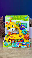 Піаніно 67902 (60/2) "WToys", ОЗВУЧУВАННЯ УКРАЇНСЬКОЮ МОВОЮ, “Жирафа”, підсвічування, ноти, казки, пісні, регулювання гучності,