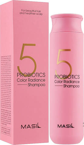 Шампунь для захисту кольору волосся Masil 5 Probiotics Color Radiance Shampoo, 300 мл (8809744060392), фото 1