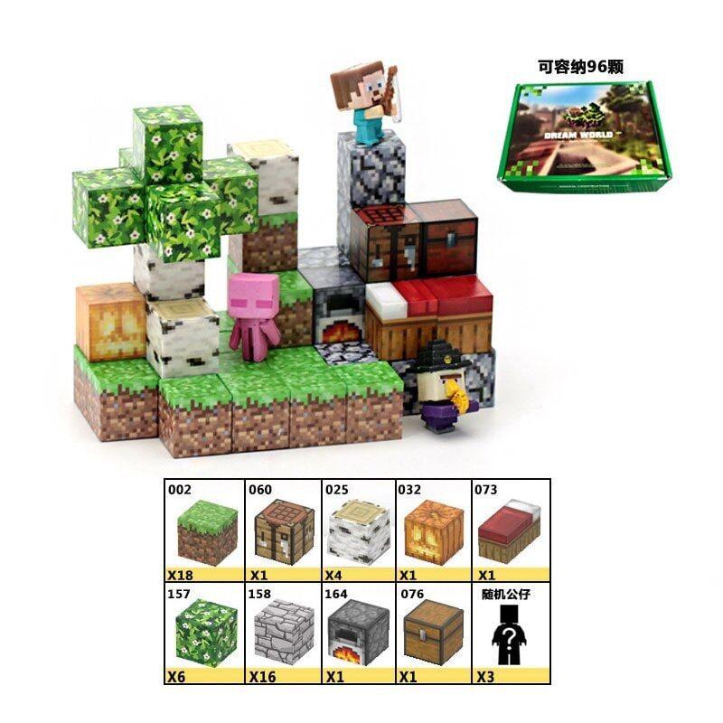 Конструктор магнітний Майнкрафт LZCK 028, фото 1