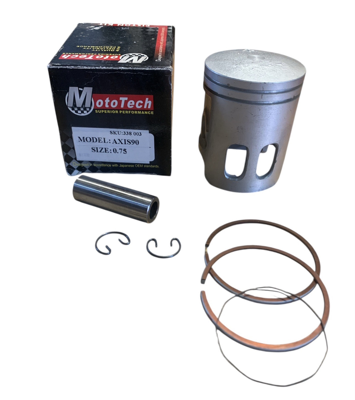 Поршень Yamaha AXIS 90 0.75 (d-50 мм, p-12) MotoTech