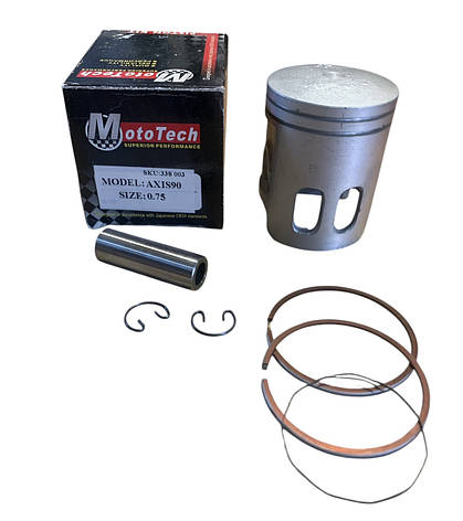 Поршень Yamaha AXIS 90 0.75 (d-50 мм, p-12) MotoTech, фото 1