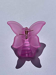 Ніжний рожевий краб для волосся "Метелик"