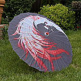 Парасолька для фотосесій Чорна | китайська традиційна парасолька, фото 2