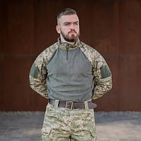 Бойова сорочка (Grifon Ubacs Tactical Micro-Fleece) піксель рипстоп