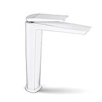 Змішувач для умивальника високий FADO Pisano M10 матовий білий