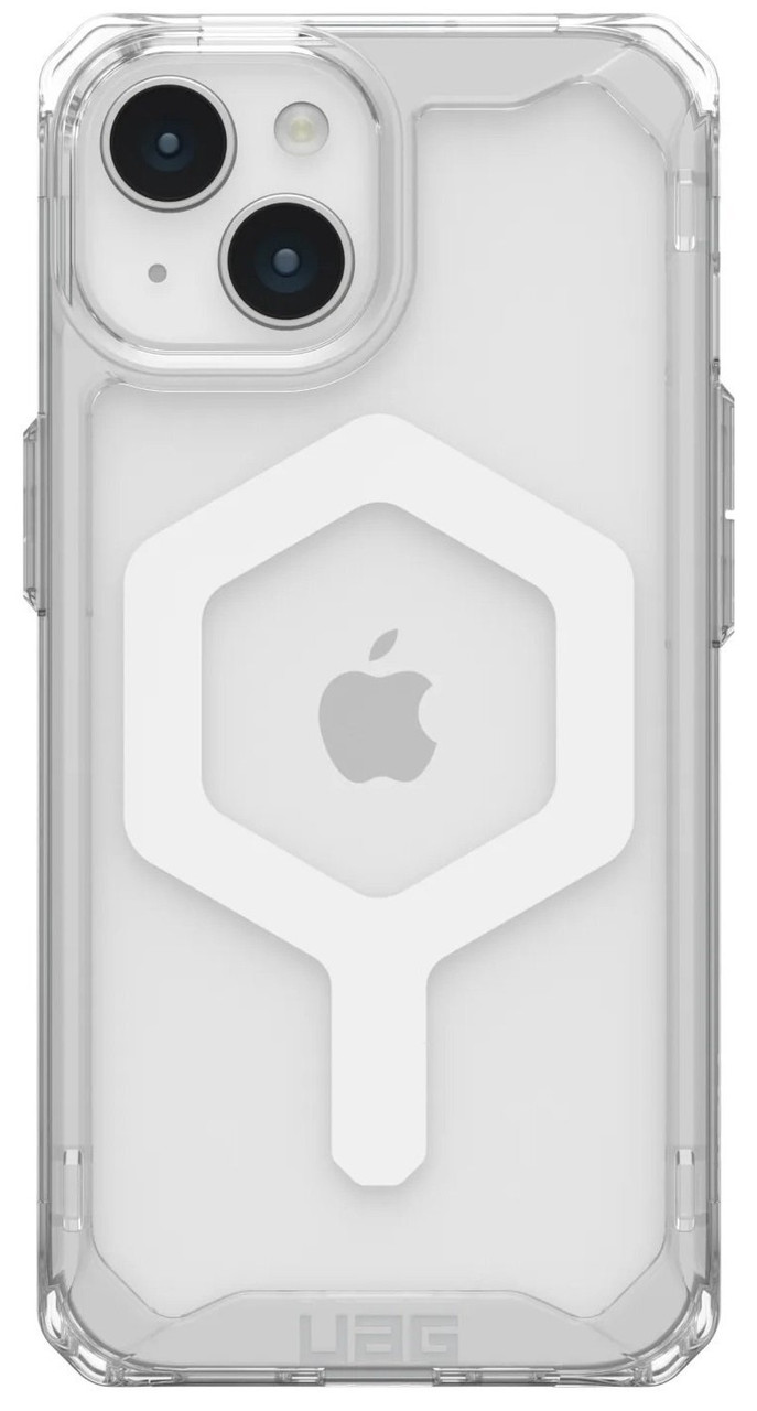 Накладка iPhone 15 ice/white Plyo UAG MagSafe