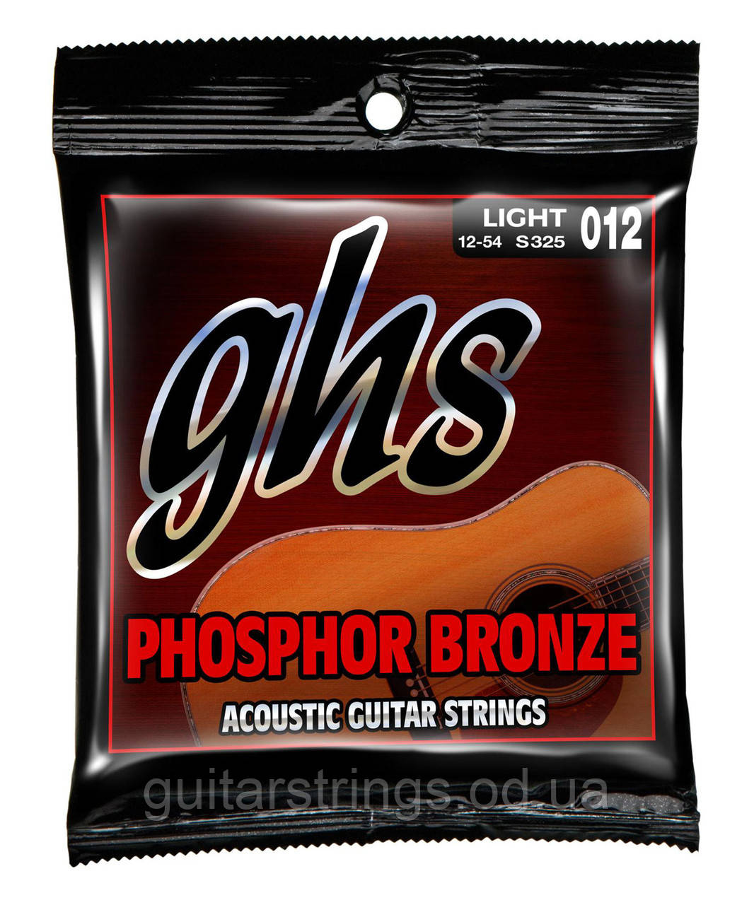 Струни GHS S325 Phosphor Bronze Light 12-54