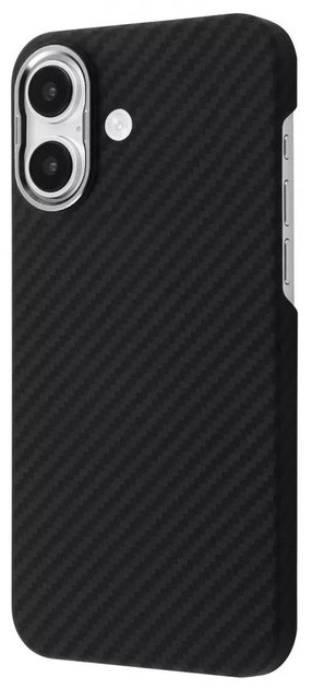 Накладка iPhone 16 Plus black Carbon Slim with MagSafe Proove