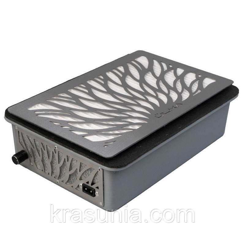 Витяжка для манікюру врізна Ulka Tornado, колір сірий (сітка металік)