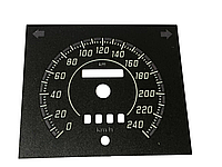 Шкала спидометра FORD Sierra ТЮНИНГ пластик 0.7мм (пр-во Завод) ВС7