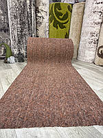 100 см Доріжка Дарничанка коричнева, безворсова доріжка на підлогу в кімнату, коридор, кухню