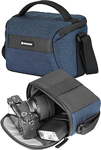 Наплічна сумка Vanguard Vesta Aspire 12 Navy, 2 л | Для бездзеркальних камер та компактних дзеркальних камер початкового рівня