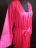 Жіночі набори пеньюар із халатом., фото 3