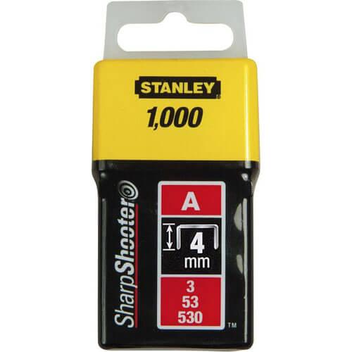 Скоби STANLEY, тип " А, 4мм, до степлера ручного "Light Duty", 1000шт.