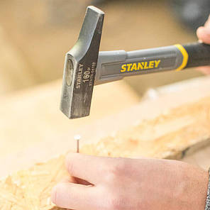 Молоток столярний STANLEY "Fiberglass", G=160гр, розмір голівки 20мм., фото 4