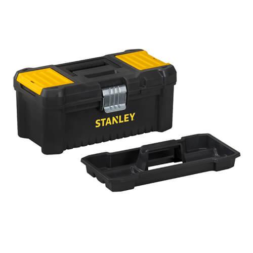Ящик STANLEY " ESSENTIAL", 482x254x250 мм (19"), пластиковий, з металевими клямками.