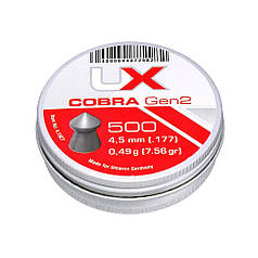 Кульки Umarex Cobra Gen2 0,49 гр. кал.4,5 (.177), 500 шт.