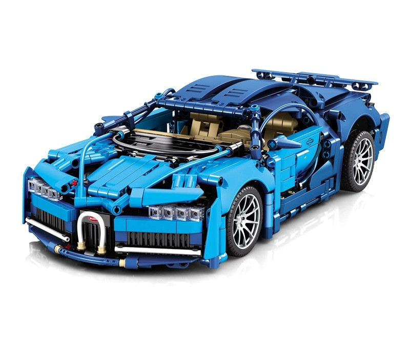 Конструктор дитячий MJI 8604A, спорткар Bugatti Veyron, 1355 деталей, фото 1