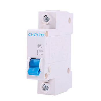 Автомат постійного струму 125А, 12-125V, CHCYZO DZ47-63DC-B125 / Автоматичний вимикач постійного струму
