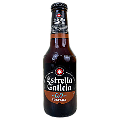 Пиво безалкогольне тостада Естрелла Галіція Estrella Galicia 0% tostada 250ml с/б 24шт/ящ (Код: 00-00017680)
