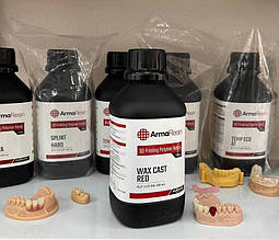 WAX CAST (ВАКС КАСТ) фотополімерна смола для 3D друку, така що випалюється. ArmaResin (Арма Резін)