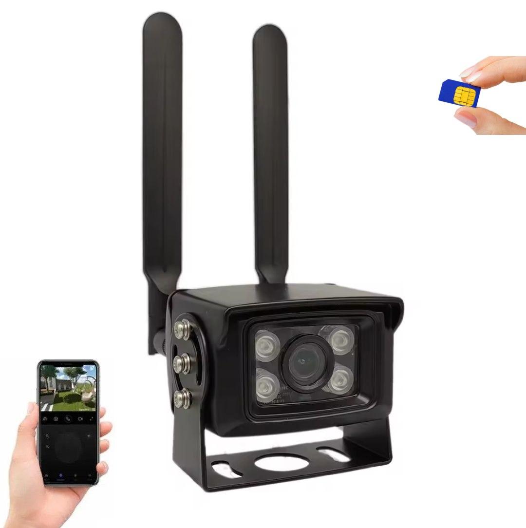 Камера спостереження охоронна металева HQCAM 5MP-4G (WiFi AP) з sim картою. CamHi, фото 1