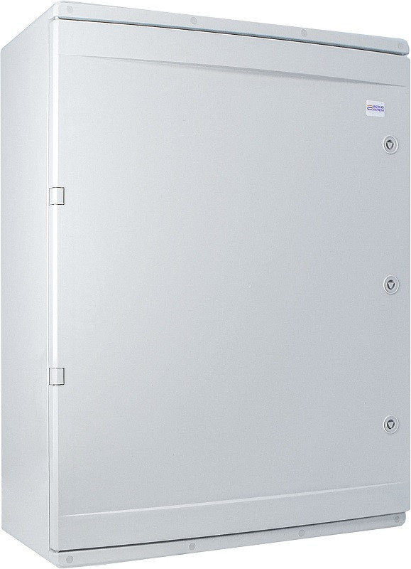 Корпус 60*80*28, ІР65, з АБС-пластику, ударостійкий, з монтажною панеллю, непрозорі дверцята, серіїUBox, фото 1