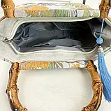 Сумка жіноча з квітковим візерунком, розмір 17/13,5 см, фото 7