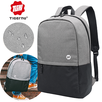 Міський рюкзак прогулянковий водостійкий місткий практичний для навчання роботи з відділенням для ноутбука Tigernu
