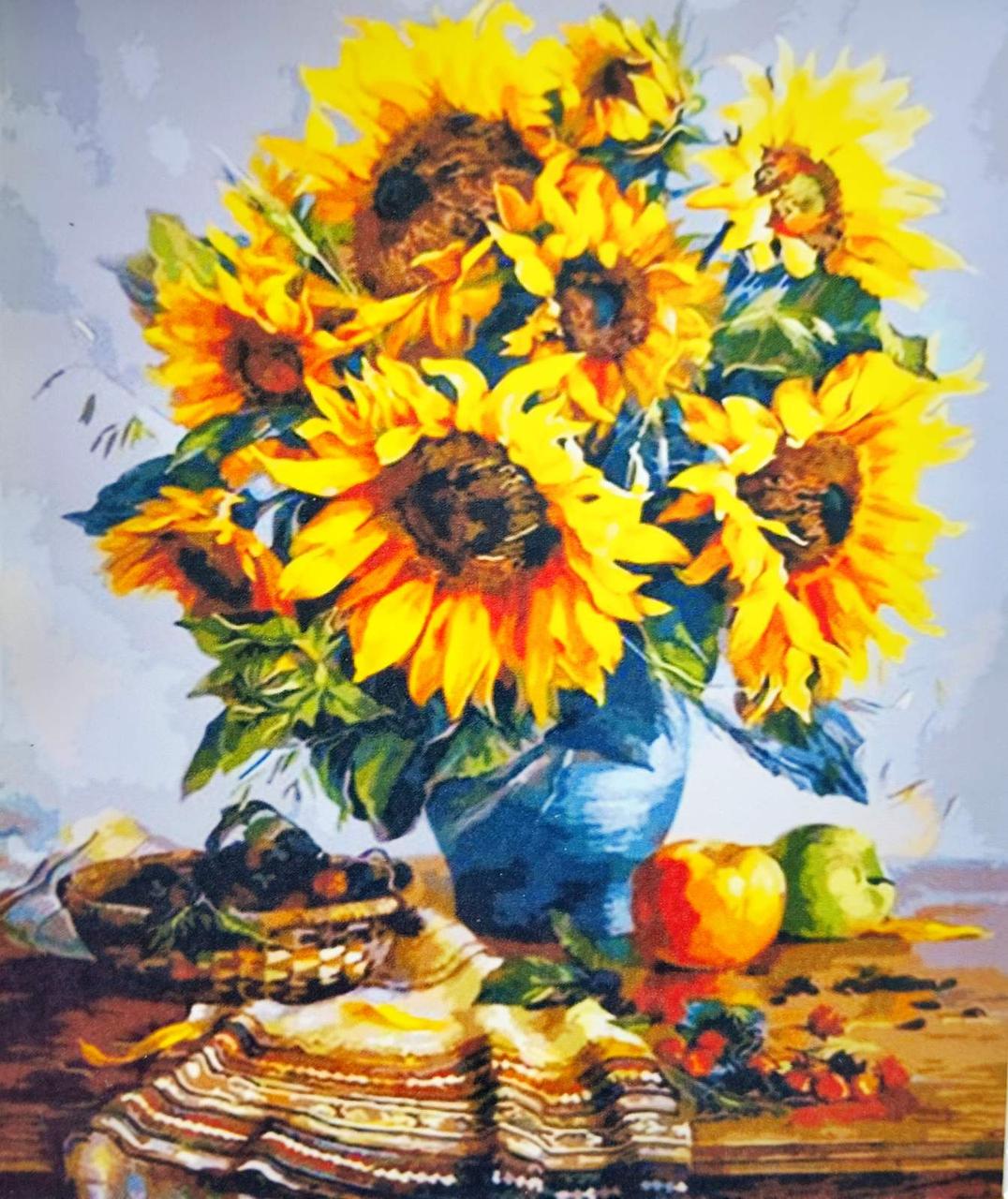 Набір алмазного вишивання мозаїки Go To Art  Соняшники  189520, фото 1