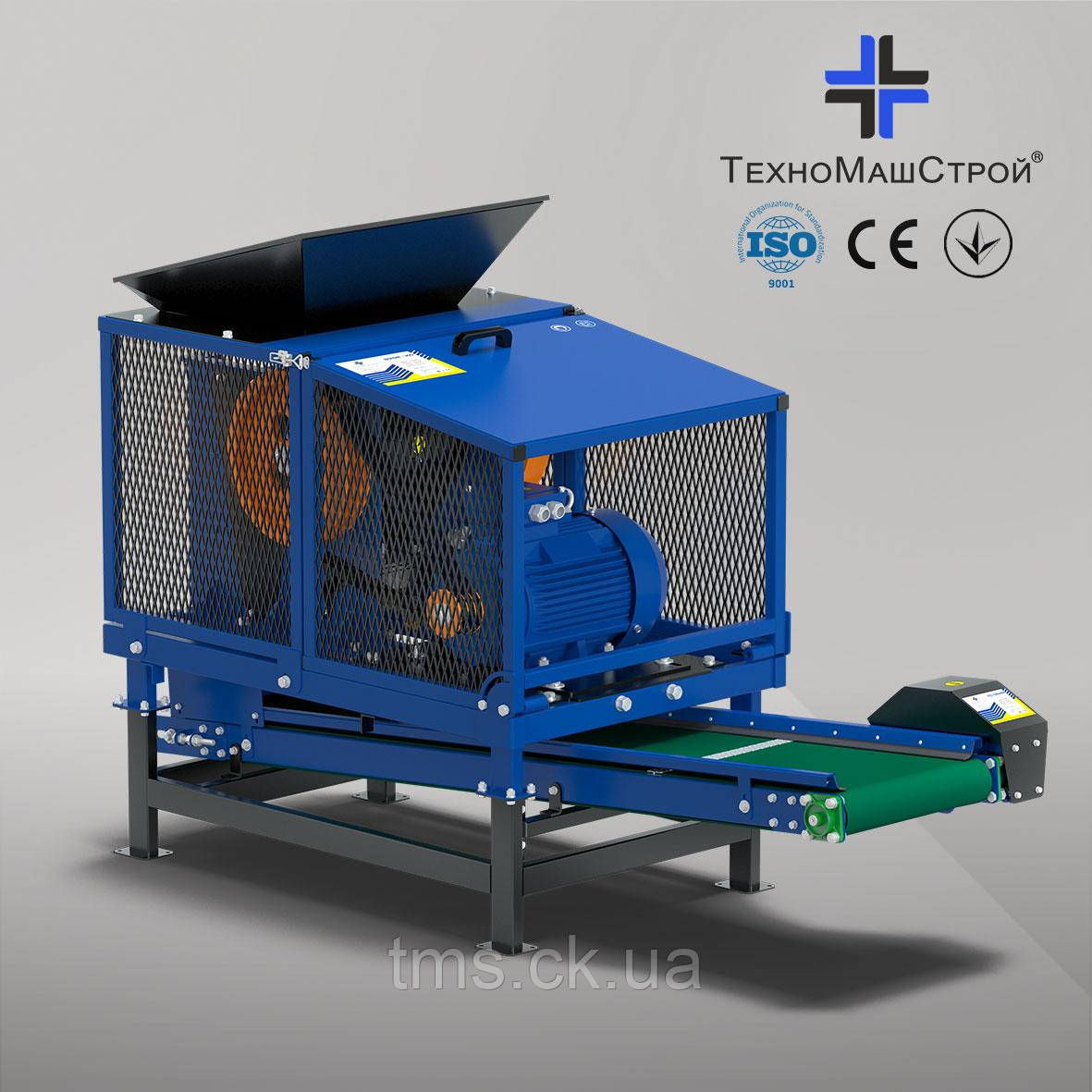 Стрічковий транспортер із щоковою дробаркою Bizon-300