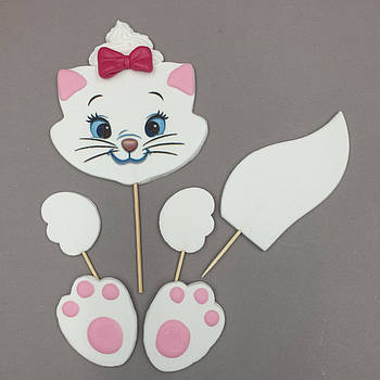 Набір цукрових прикрас Slado Кішка няшка 2д