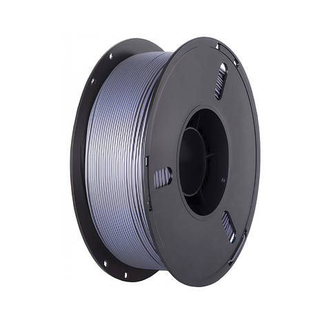 Пластикова нитка PLA, 1.75 мм, 1 кг срібний (Silver), фото 1