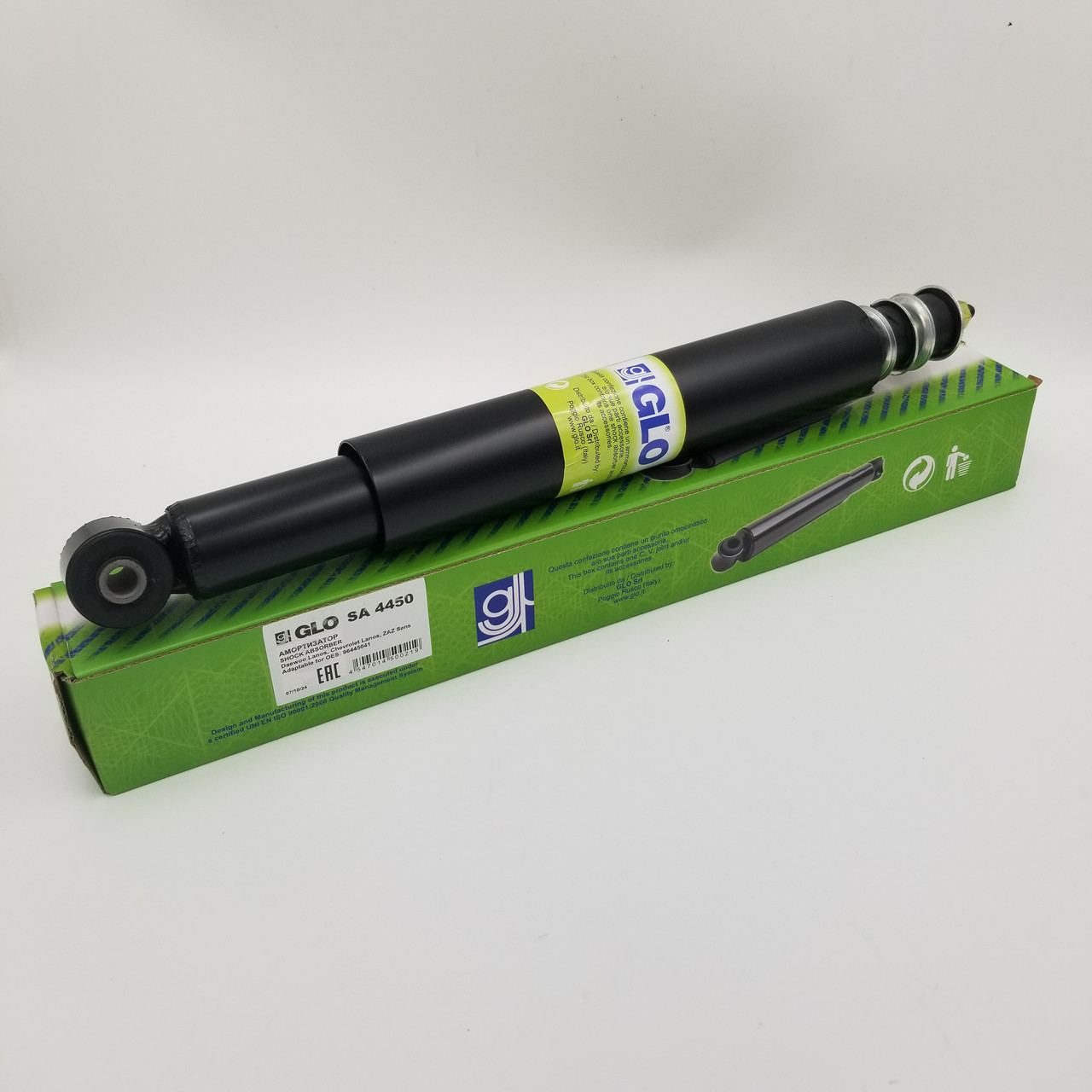 Амортизатор задній Ланос, Сенс, Нексия масляний GLO Італія SA-4450, 96226990