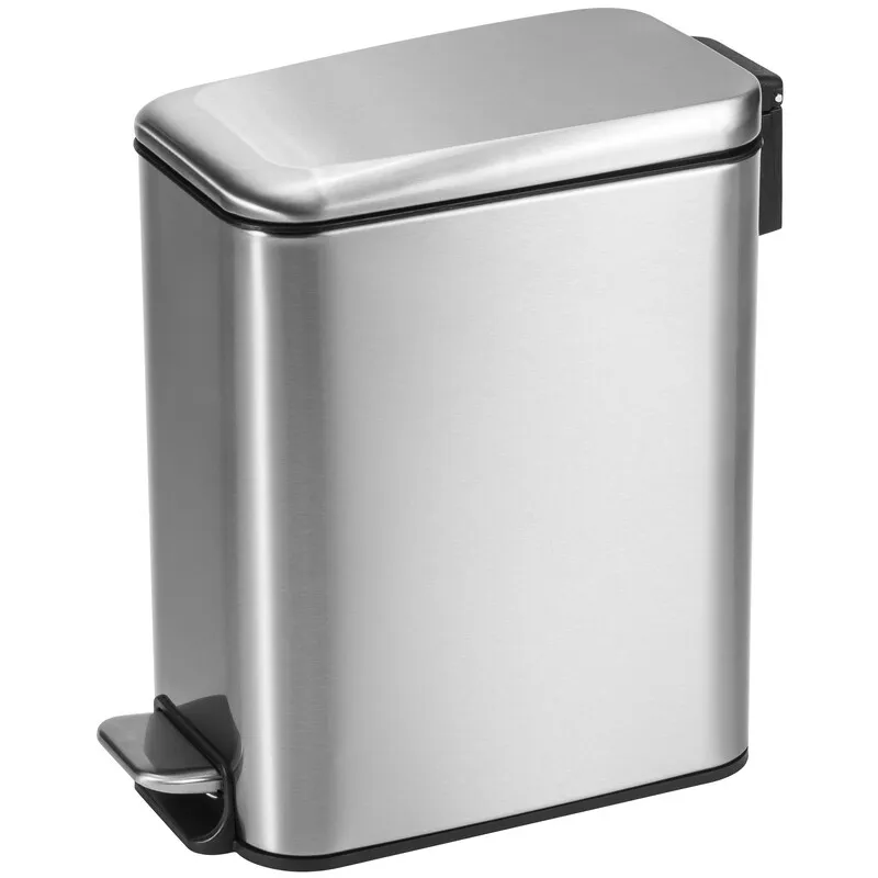 Відро для сміття з плавним закриттям прямокутне Mixxus Diverse-TC0312 SS Color 12л (MI7090)