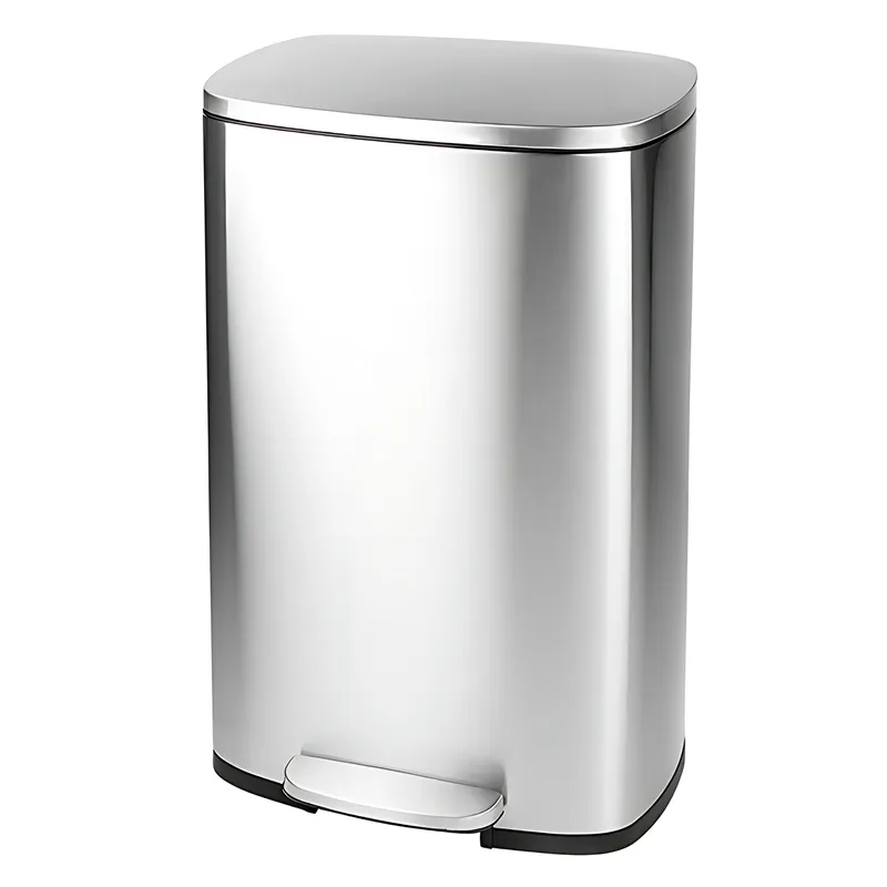 Відро для сміття з плавним закриттям прямокутне Mixxus Bevel-TC0112 SS Color 12л (MI7087)