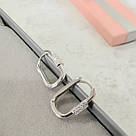 Срібні сережки-ланки з білими цирконами «Crystal Link» - стильні сережки срібло 925, фото 2