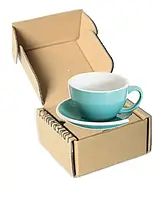 Чашка Loveramics Egg Teal 300 мл із блюдцем