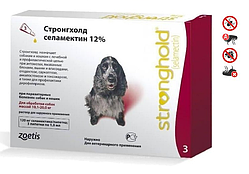 Stronghold (Стронгхолд) 12% краплі від бліх та кліщів для собак 10-20 кг (ціна за 1 піпетку 1мл)