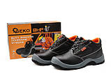Захисне взуття модель № 2 s1p розмір 45 geko g90518-44, посилене взуття для робітників, фото 9