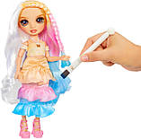 Лялька Рейнбоу Хай Розфарбуй і створи сам Rainbow High Watercolor & Create Fashion DIY Doll Brown Eyes., фото 7