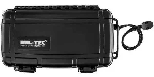 Контейнер водонепроникний Mil-Tec 228 x 130 x 46 мм чорний 15960110.PeremogaUA