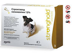 Stronghold (Стронгхолд) 12% краплі від бліх та кліщів для собак 5-10кг (ціна за 1 піпетку 0.5мл)
