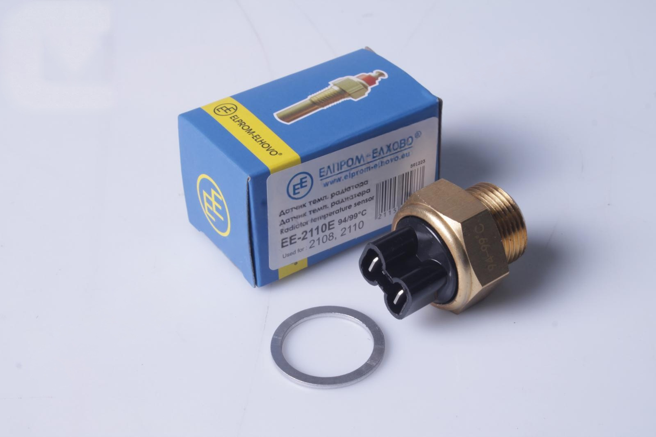 Датчик включення електровентилятора охолодження ВАЗ 2108,09,Газель (99-94С) (Elprom-Elhovo) ТМ108-10