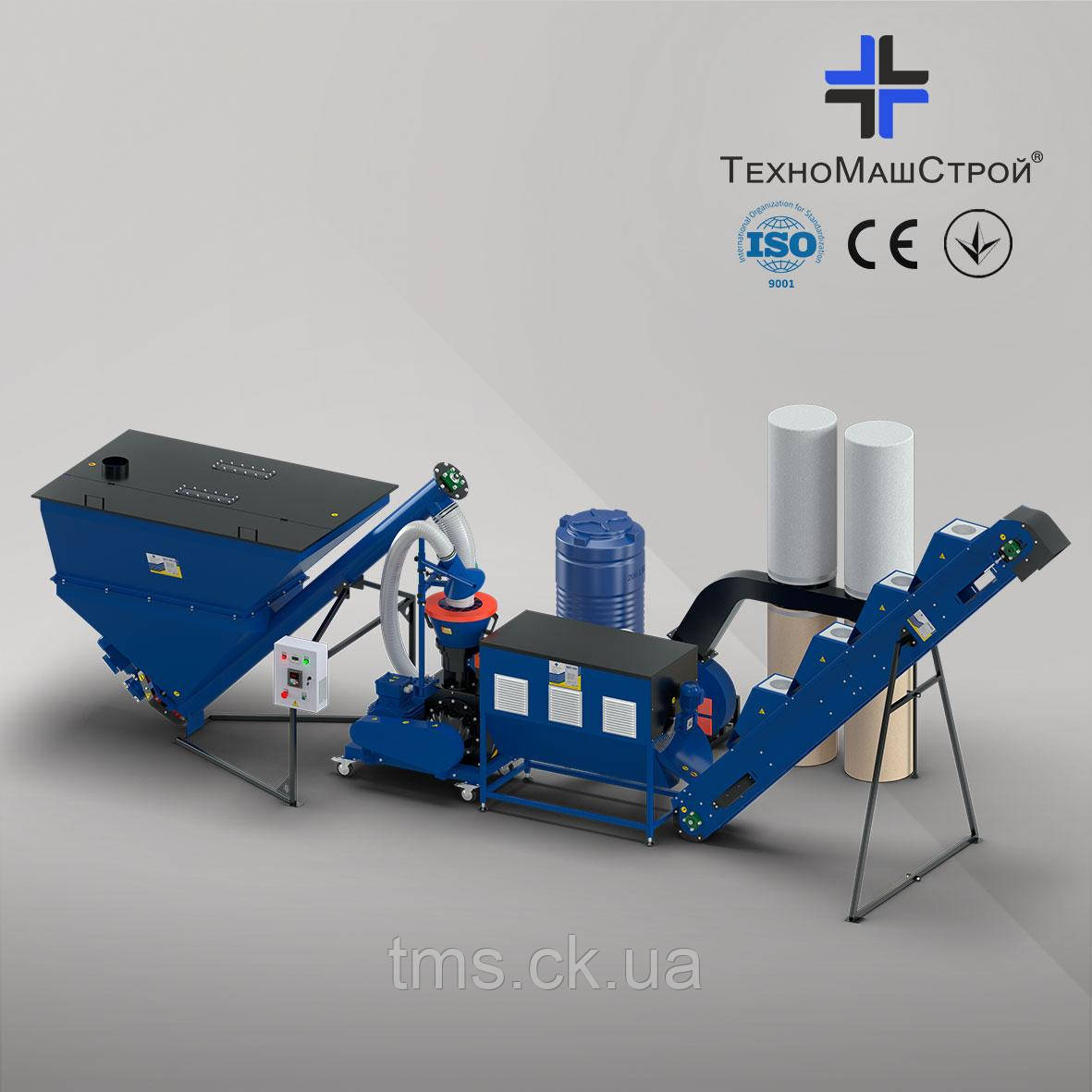 Обладнання для виробництва пелет і МЛГ-500 COMBI PRO з барабанною сушкою БС-6