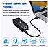 Провідний мережевий адаптер USB Type-C – RJ45 10Gbps 5Gbps конвертер HUB для ноутбука Win 7/8/10 MacOs Linux, фото 9