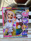 Лялька Рейнбоу Хай Розфарбуй і створи сам Rainbow High Watercolor & Create Fashion DIY Doll Brown Eyes., фото 9