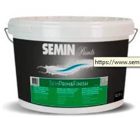 Ґрунт-фарба SEMIN SEM PRIM&FINISH на водній основі для внутрішніх робіт 15 л