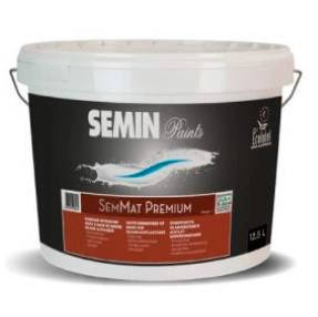 Фарба SEMIN SEM MAT PREMIUM глибокоматова мийна, 15 л